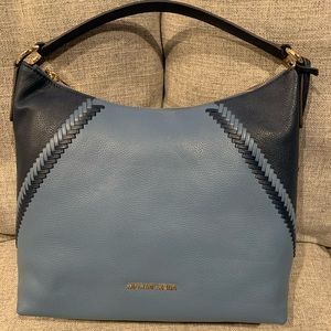 Blue Michael Kors Karson purse